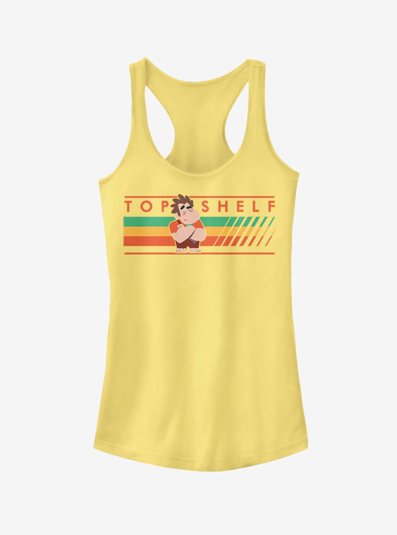 Disney Wreck-It Ralph Top Shelf Girls Tank, BANANA, hi-res