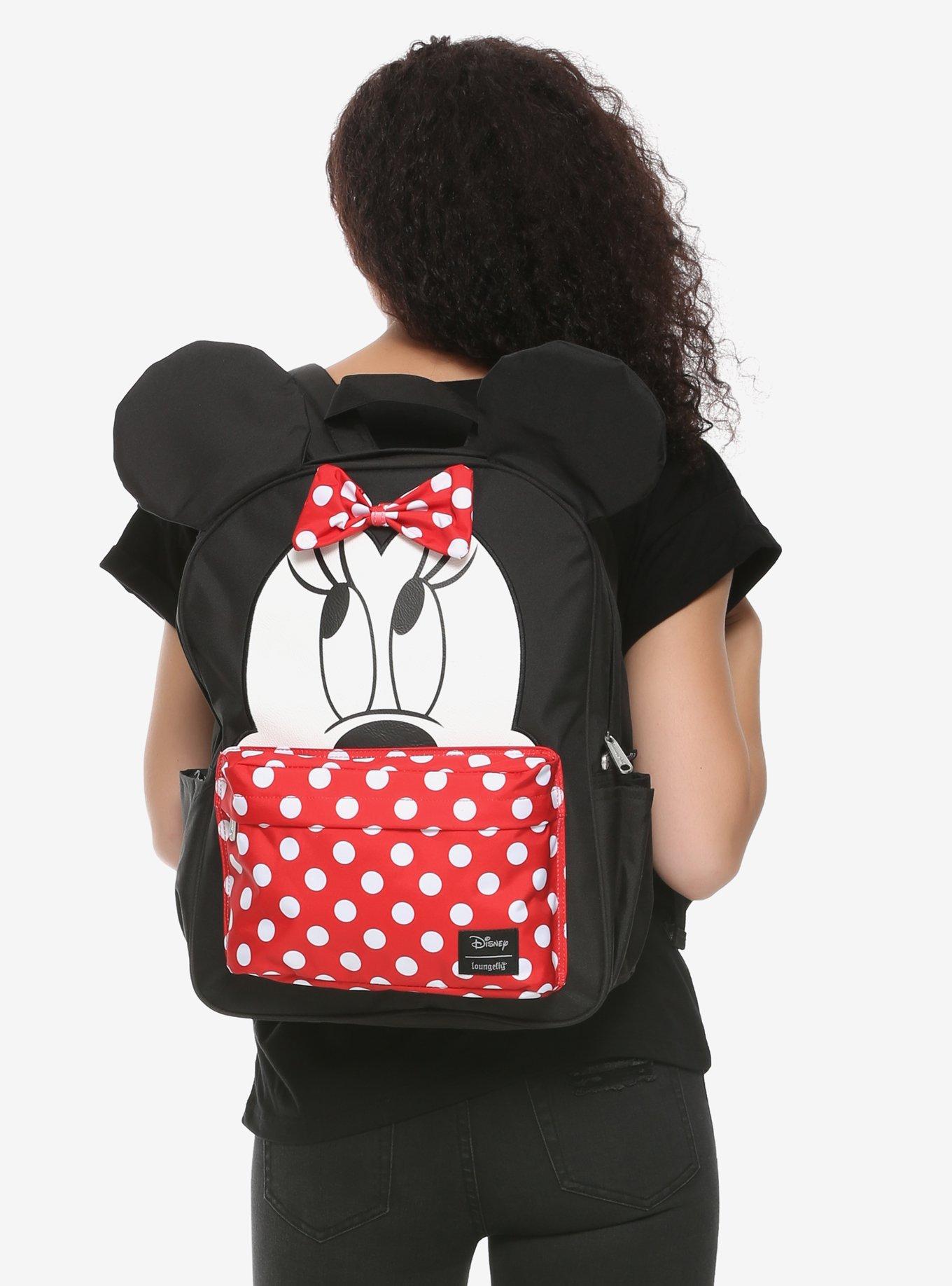 Loungefly Disney Minnie Mouse Face Backpack, , hi-res