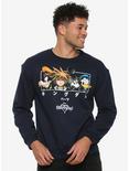 Disney Kingdom Hearts Group Sweatshirt - BoxLunch Exclusive, BLUE, hi-res