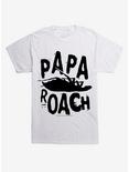 Papa Roach Classic Logo T-Shirt, WHITE, hi-res