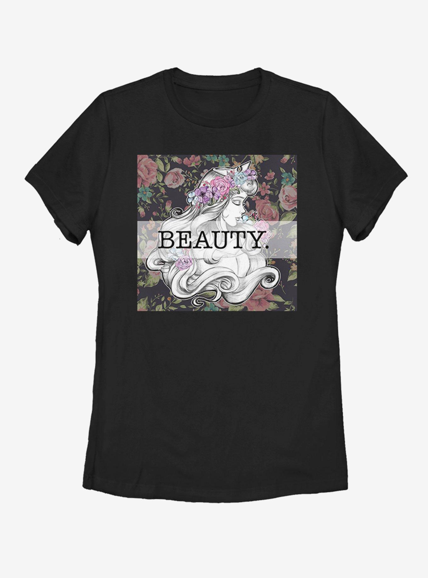 Disney Beauty and The Beast Beauty Womens T-Shirt