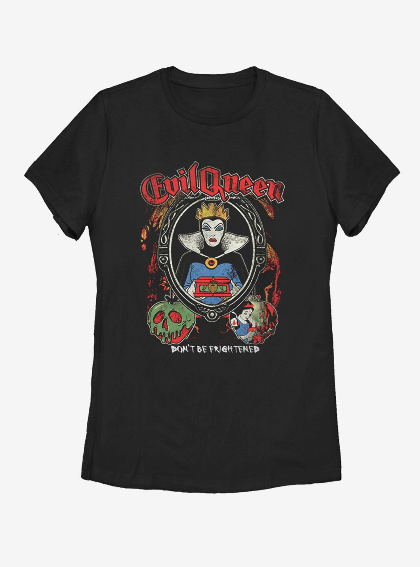 Disney Snow White Evil Queen Womens T-Shirt, BLACK, hi-res