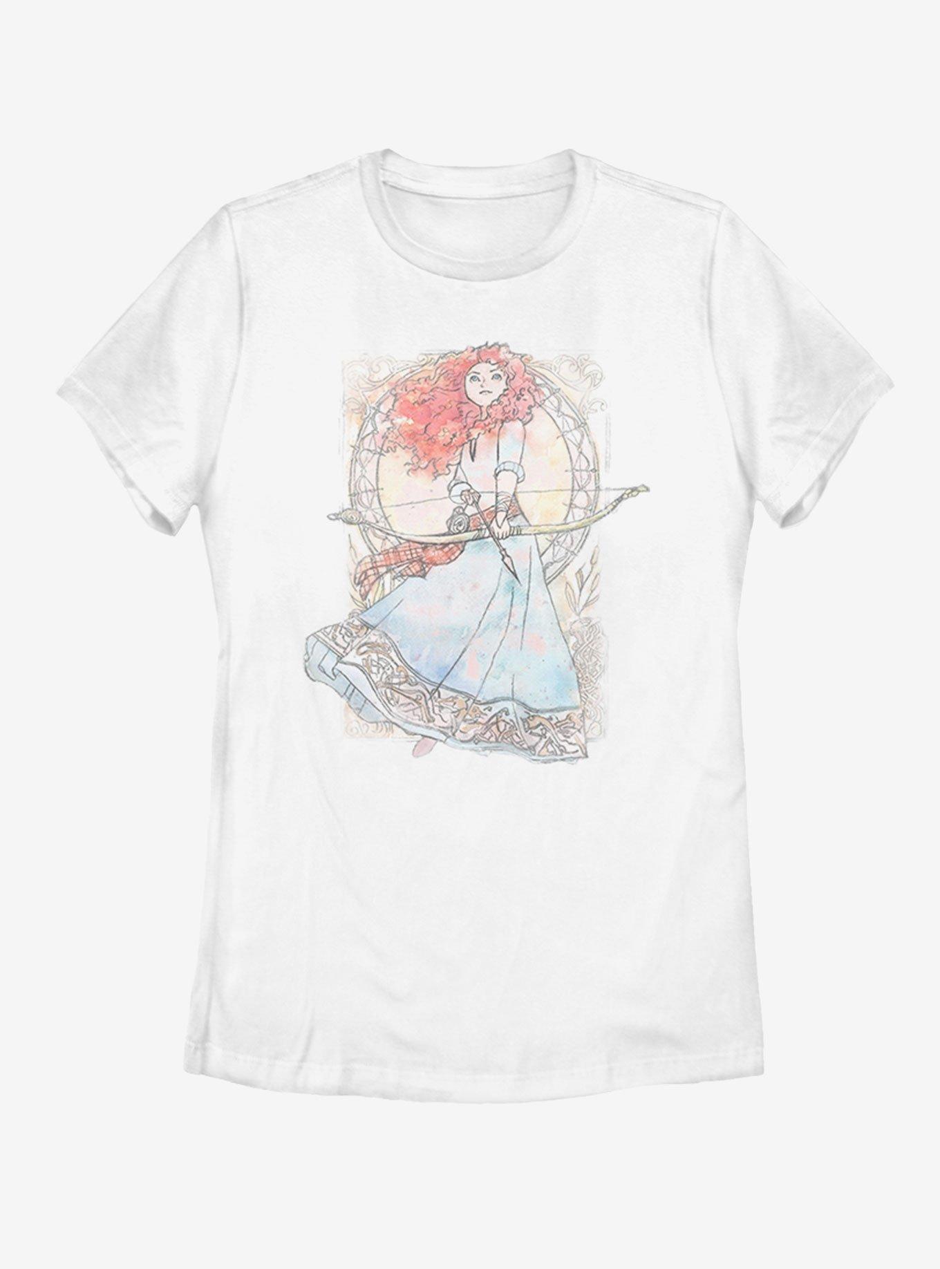 Disney Brave Watercolor Brave Womens T-Shirt, , hi-res