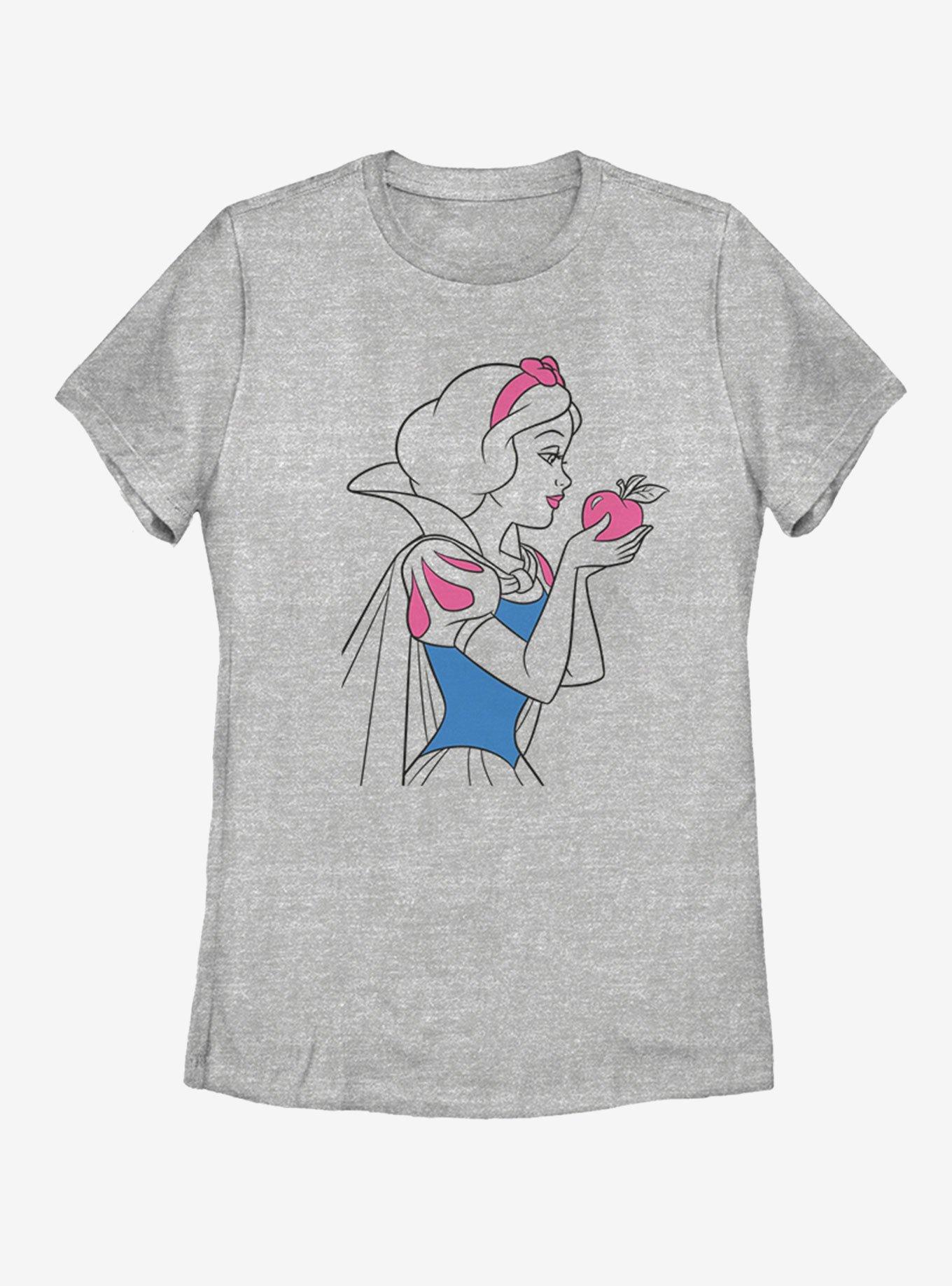 Disney Snow White Womens T-Shirt, ATH HTR, hi-res