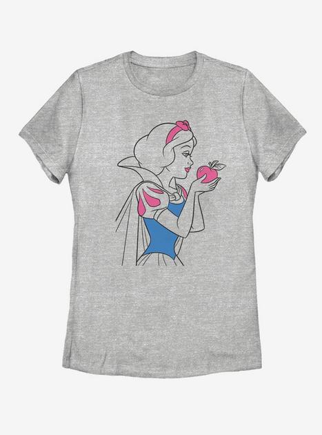 Disney Snow White Womens T-Shirt - BLACK | BoxLunch