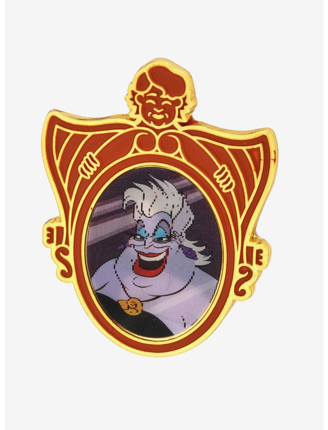 Loungefly Disney The Little Mermaid Ursula & Vanessa Lenticular Enamel Pin - BoxLunch Exclusive, , hi-res