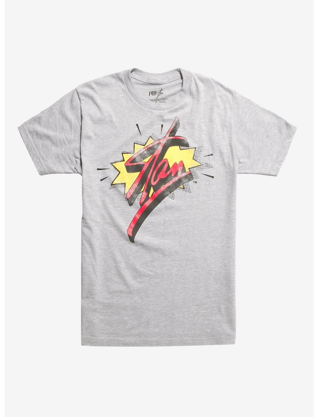 Stan Lee Logo T-Shirt, GREY, hi-res