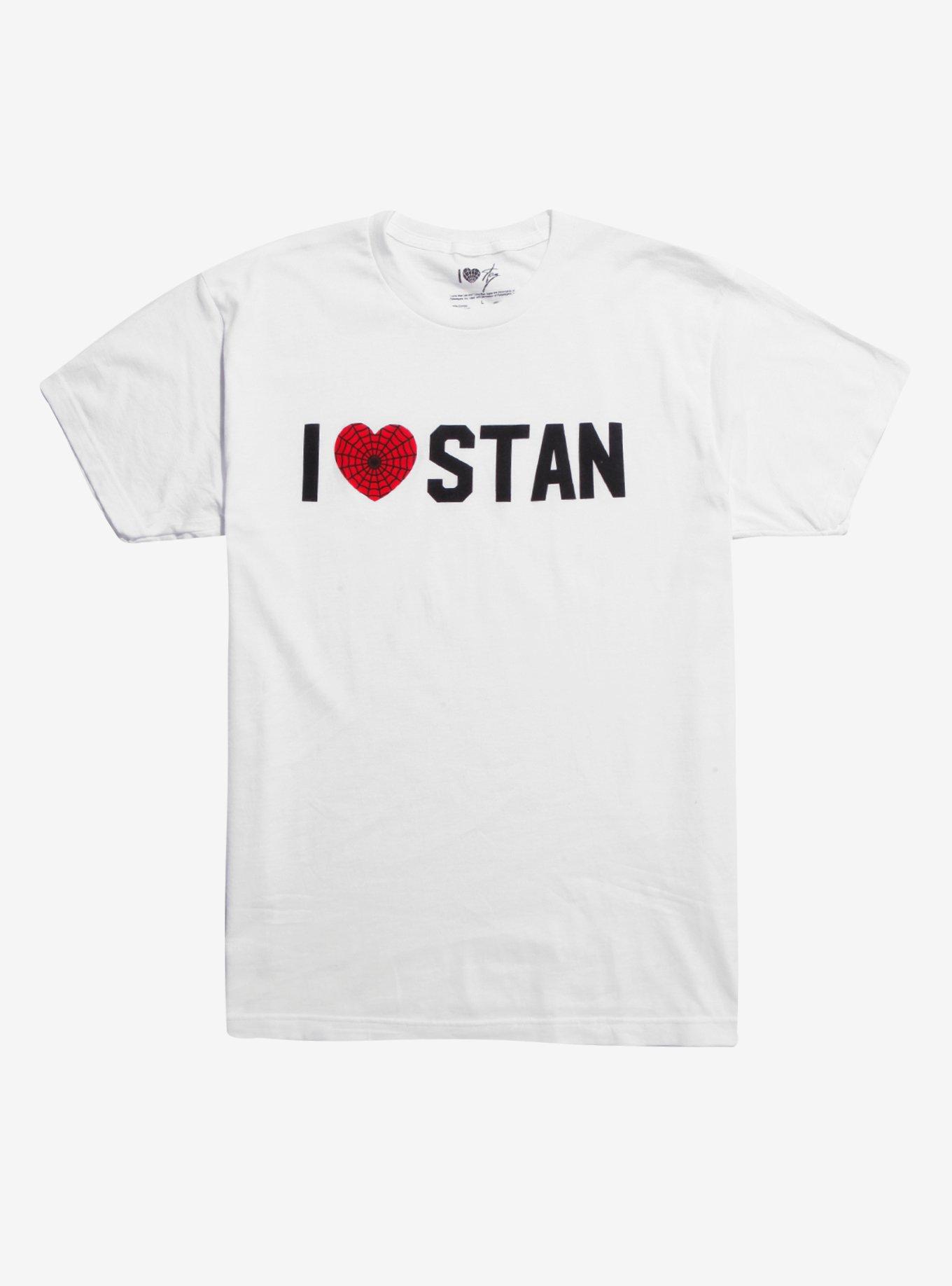 Stan Lee Heart T-Shirt, WHITE, hi-res