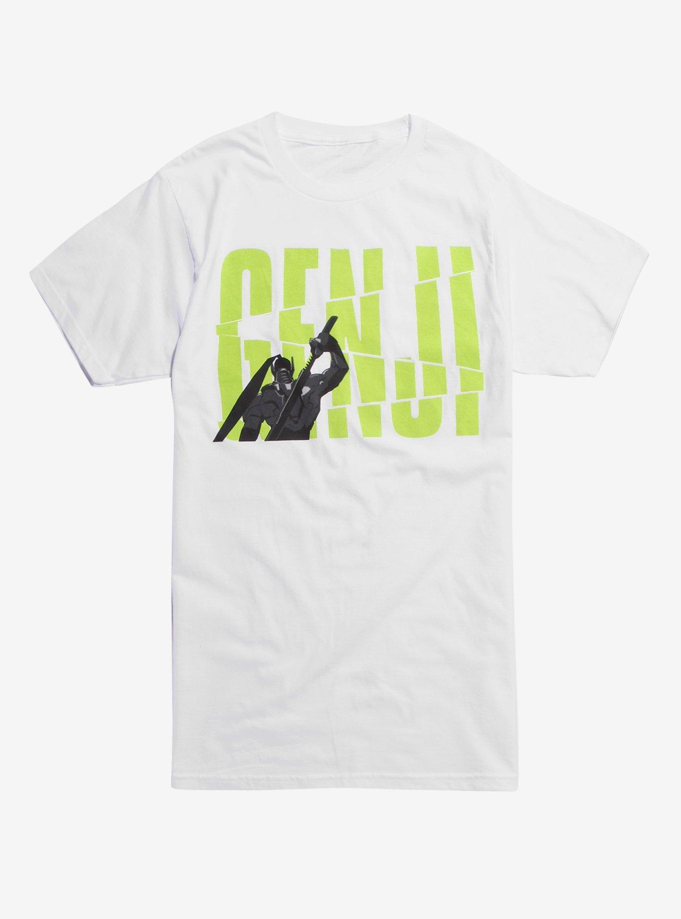 Overwatch Genji Slice T-Shirt, WHITE, hi-res