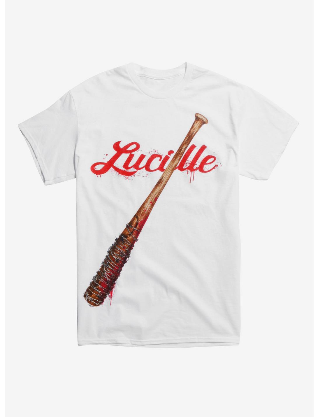 The Walking Dead Lucille Bat T-Shirt, WHITE, hi-res