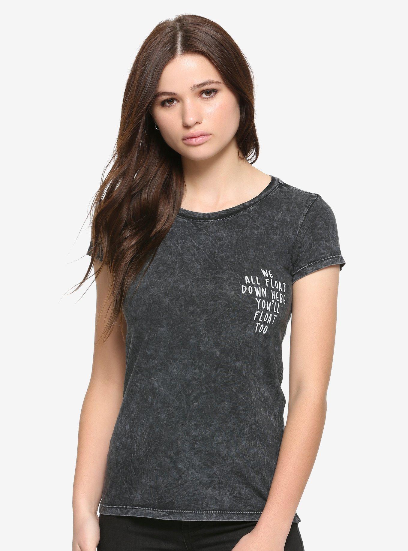 IT Pennywise Sewer Acid Wash Girls T-Shirt, MULTI, hi-res