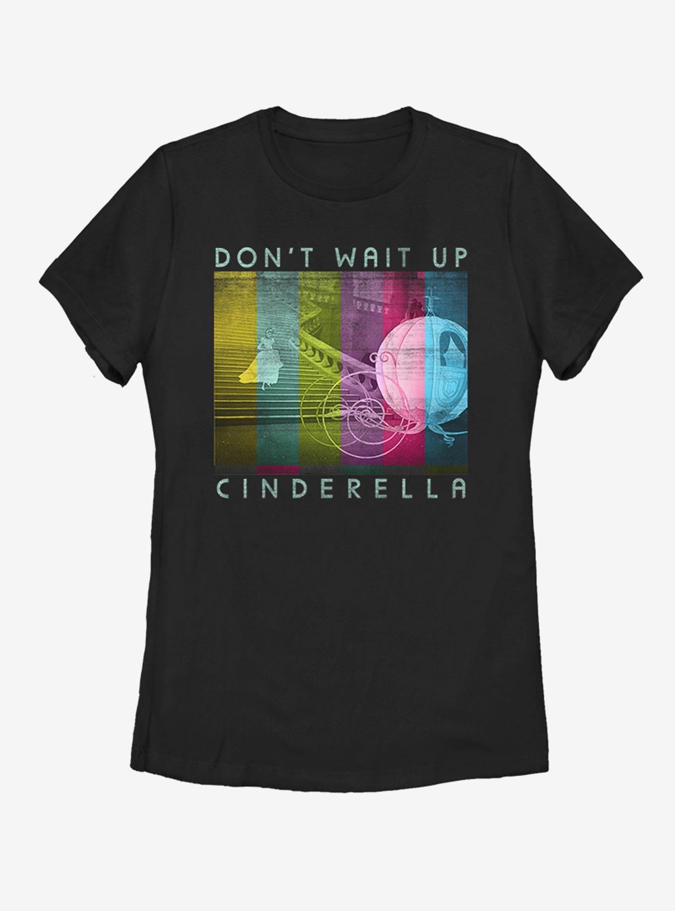 Disney Cinderella TV Glitch Womens T-Shirt, BLACK, hi-res