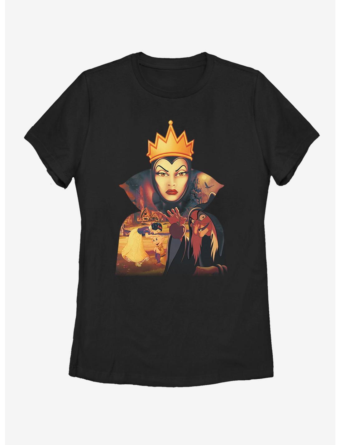 Disney Snow White Evil Queen Mix Womens T-Shirt, BLACK, hi-res