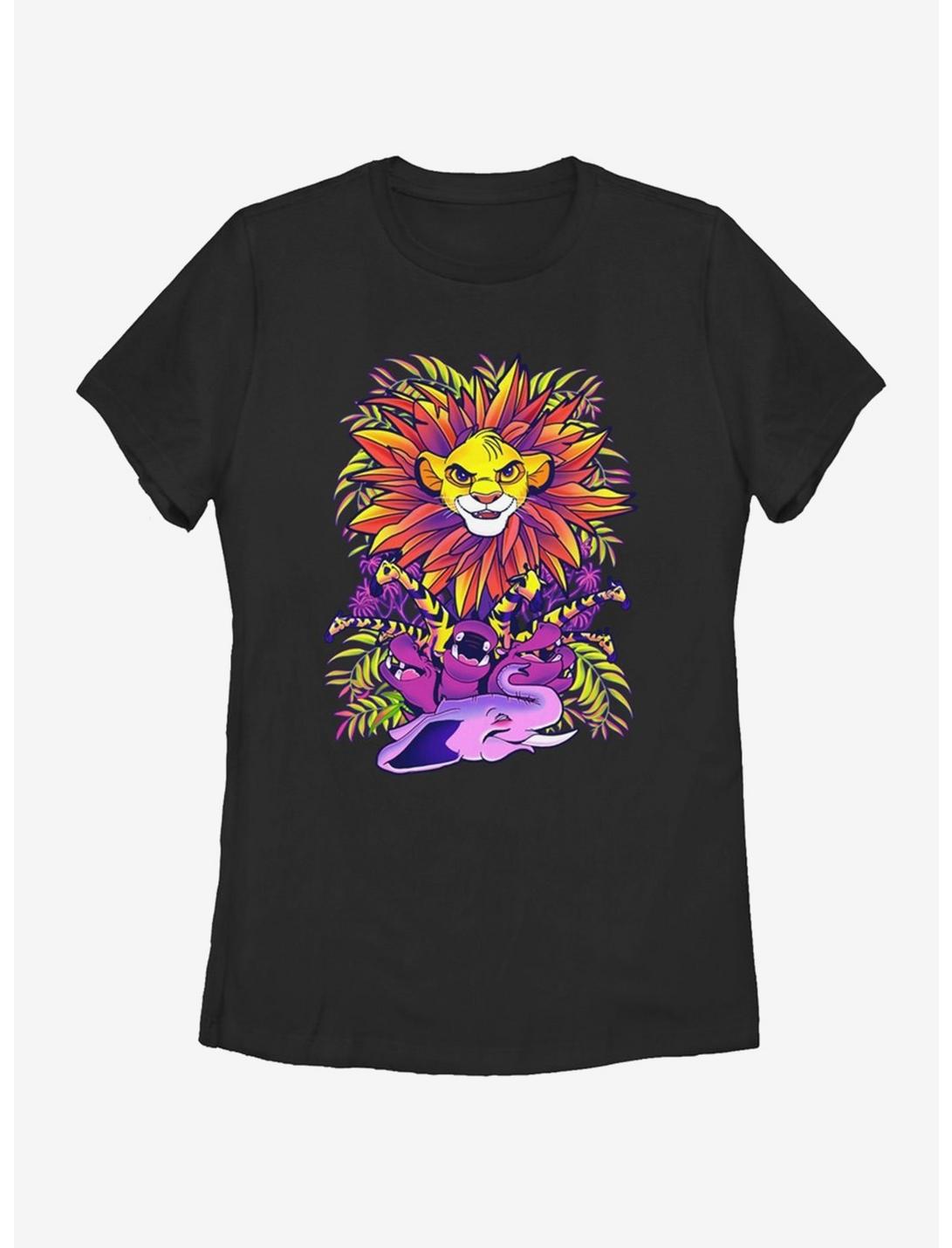 Disney The Lion King Hyper Color King Womens T-Shirt, BLACK, hi-res
