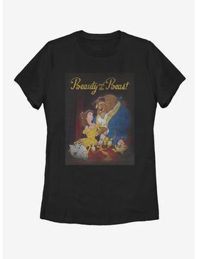 Disney Beauty and The Beast Poster Script Womens T-Shirt, , hi-res