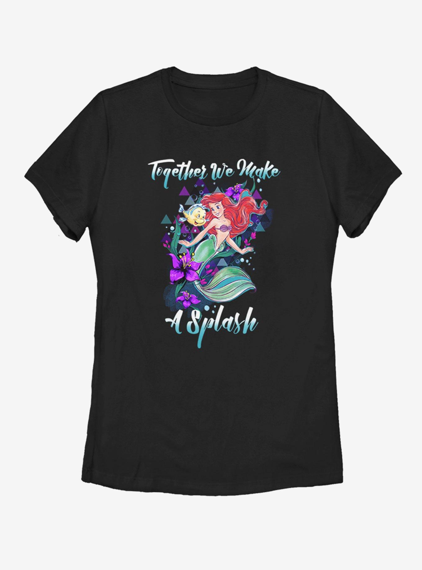 Disney The Little Mermaid Make A Splash Womens T-Shirt, , hi-res