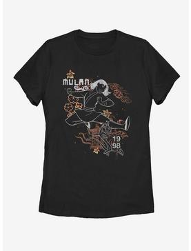 Disney Mulan Outline Womens T-Shirt, , hi-res