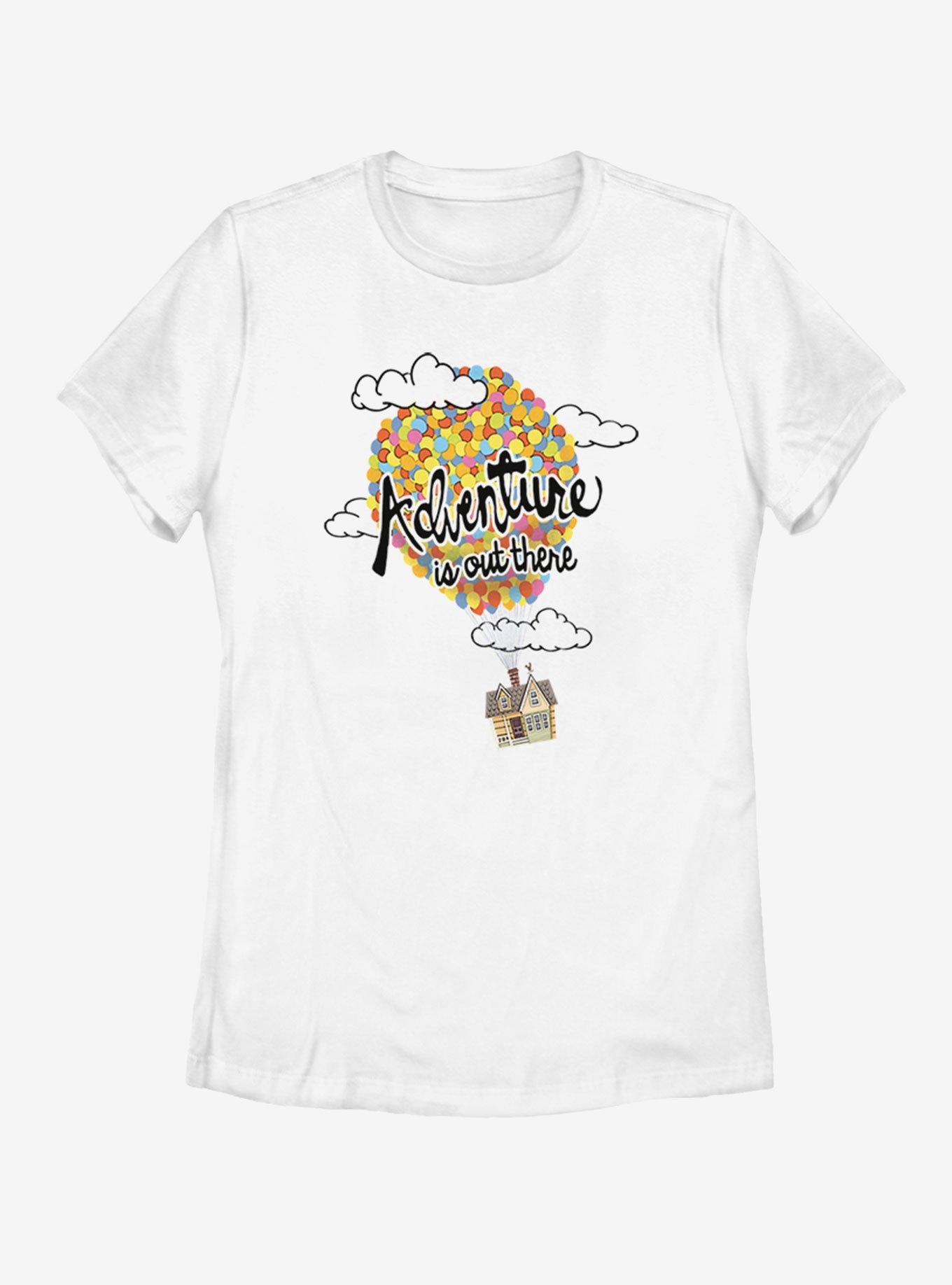 Disney Pixar Up Adventure Womens T-Shirt, WHITE, hi-res