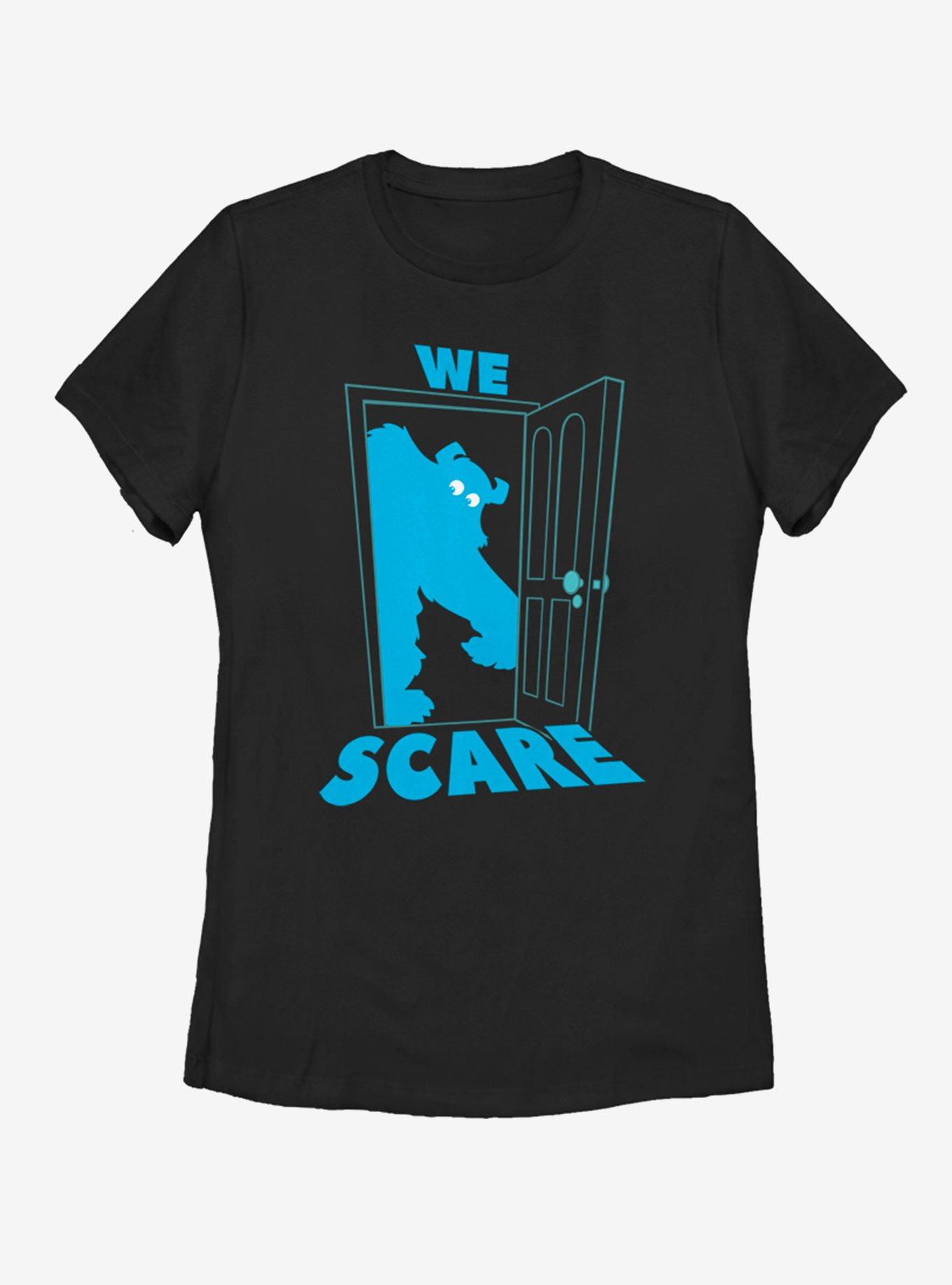 Disney Pixar Monsters Inc. Because We Care Sulley Womens T-Shirt, BLACK, hi-res