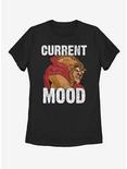 Disney Beauty and The Beast Current Mood Womens T-Shirt, BLACK, hi-res