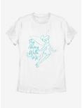 Disney Tinker Bell Fly Away With Me Womens T-Shirt, WHITE, hi-res
