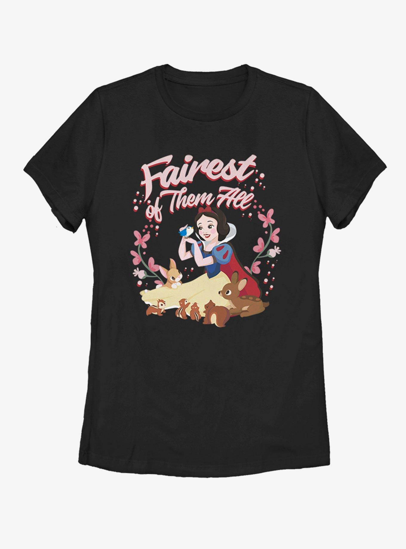 Disney Snow White Magical Love Womens T-Shirt, BLACK, hi-res