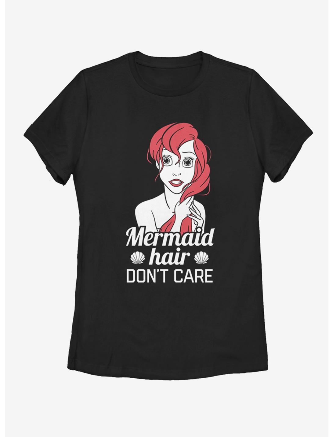 Disney The Little Mermaid Hair Womens T-Shirt, BLACK, hi-res
