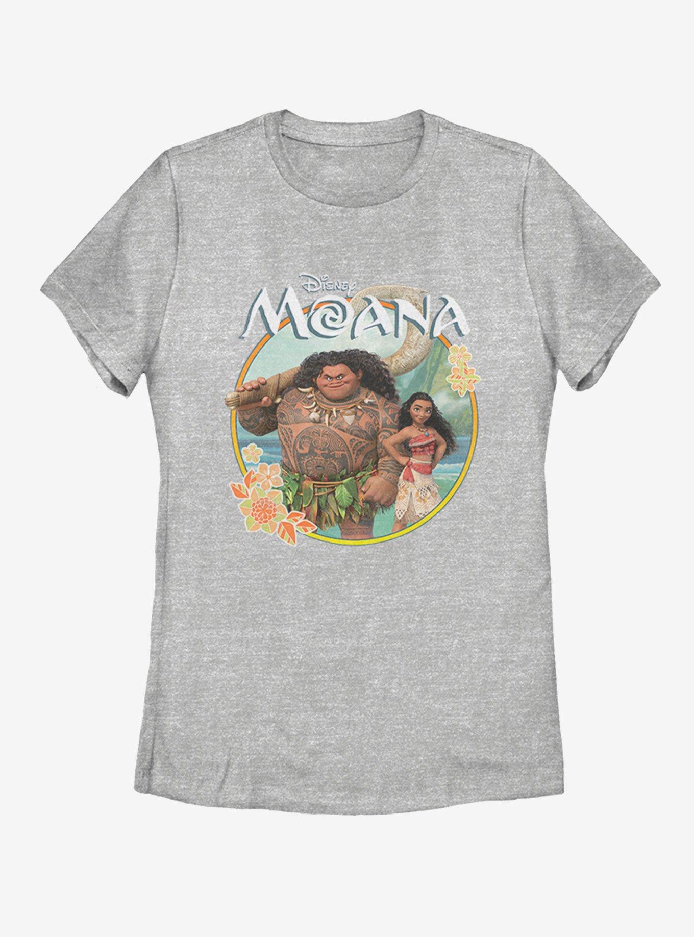 Disney Moana Womens T-Shirt, ATH HTR, hi-res