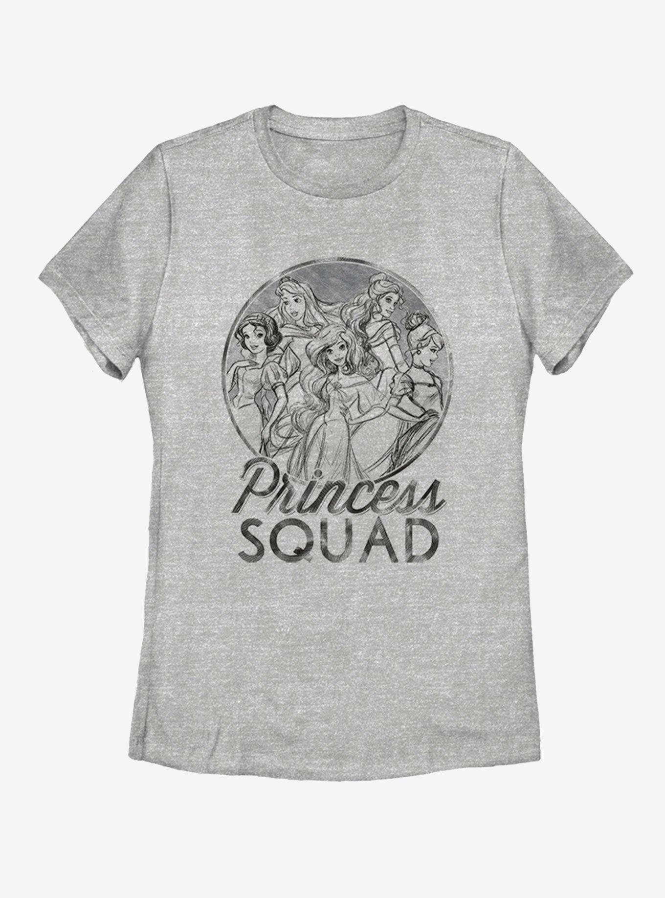 Disney Princess Squad Womens T-Shirt, ATH HTR, hi-res