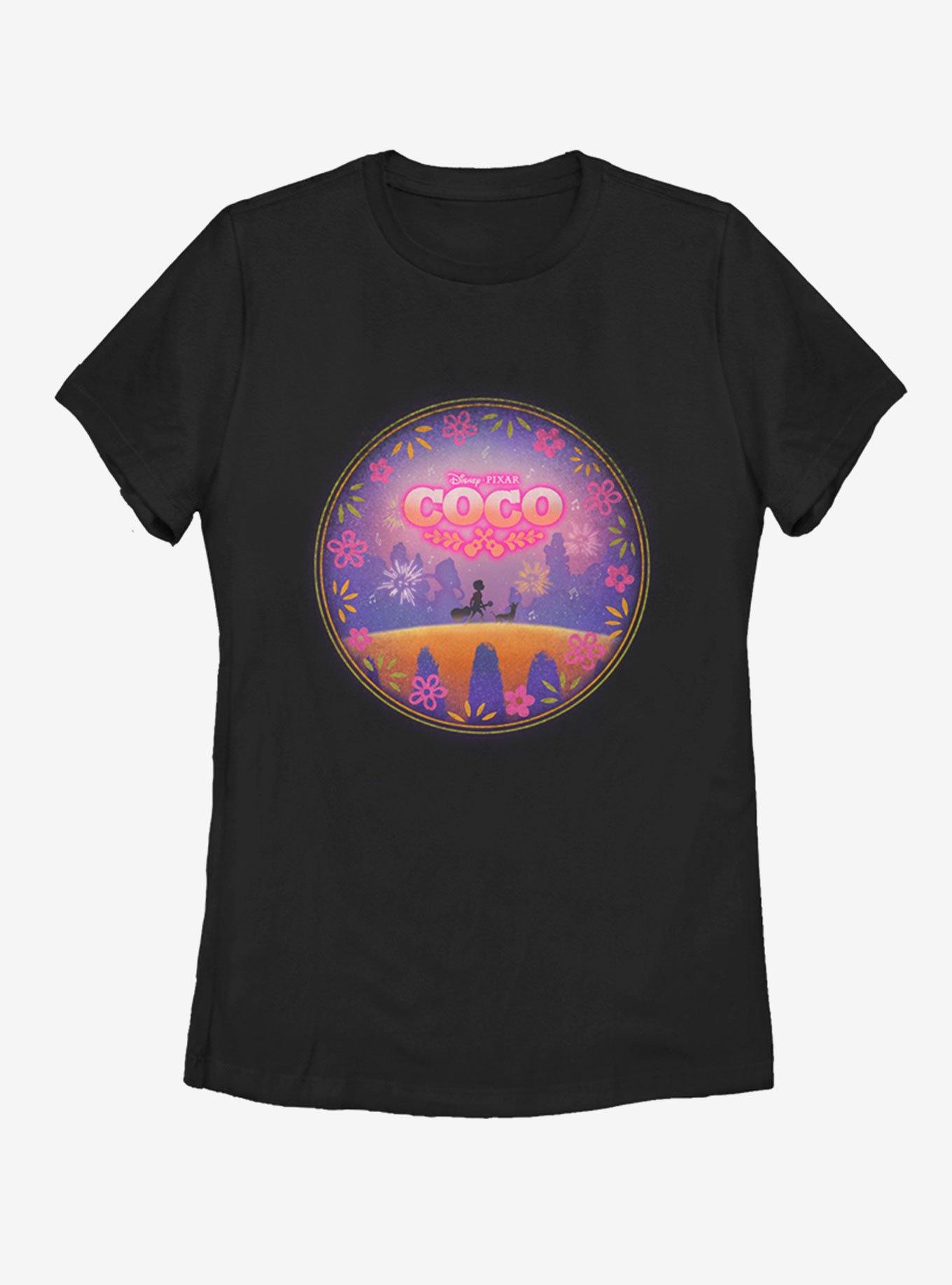 Disney Pixar Coco Bridge Womens T-Shirt, BLACK, hi-res