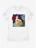 Disney The Little Mermaid Comic Ariel Womens T-Shirt, WHITE, hi-res