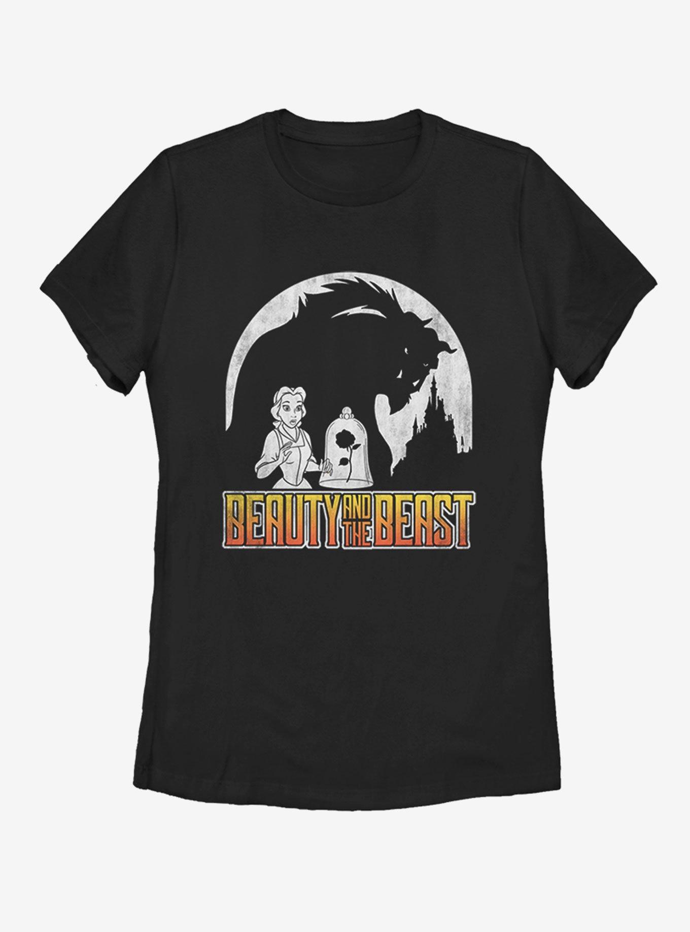 Disney Beauty and The Beast Dark Beast Womens T-Shirt, BLACK, hi-res