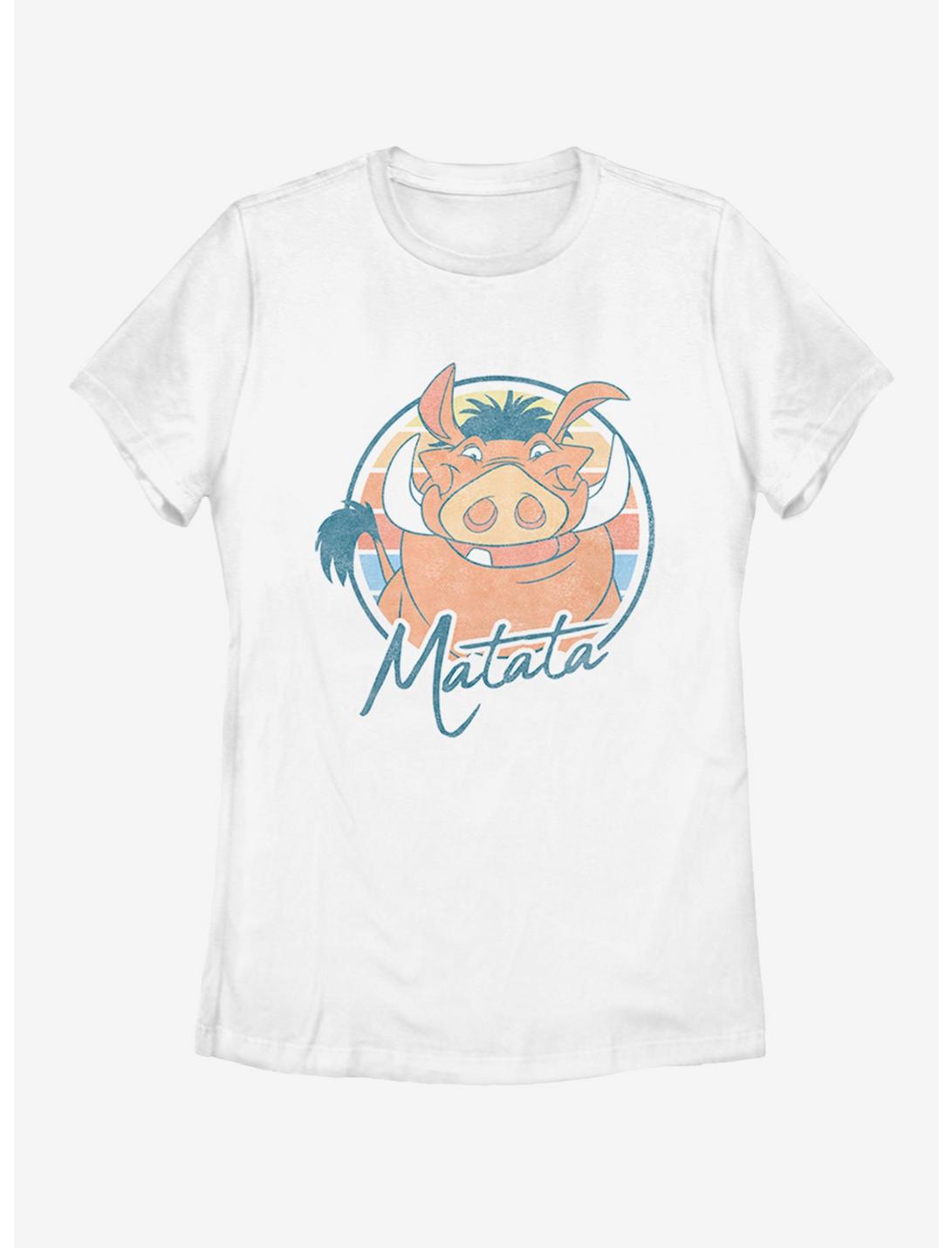 Disney The Lion King Matata Womens T-Shirt, WHITE, hi-res