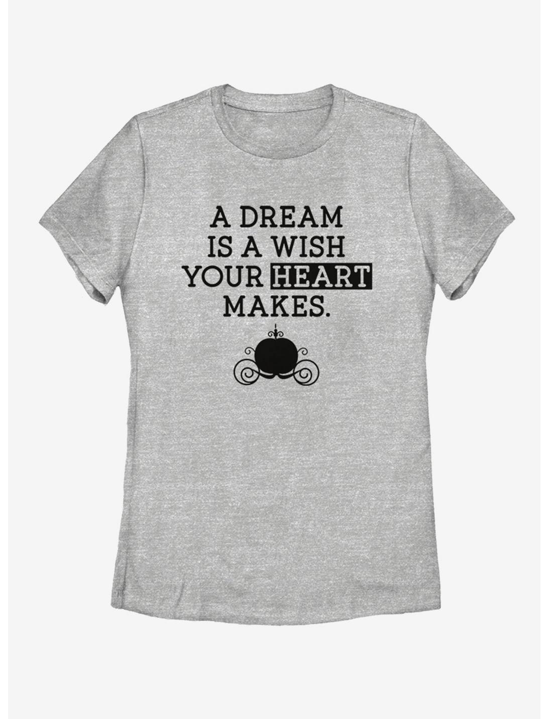 Disney Cinderella Dream Wish Womens T-Shirt, ATH HTR, hi-res