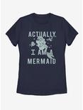 Disney The Little Mermaid Actual Mermaid Womens T-Shirt, NAVY, hi-res
