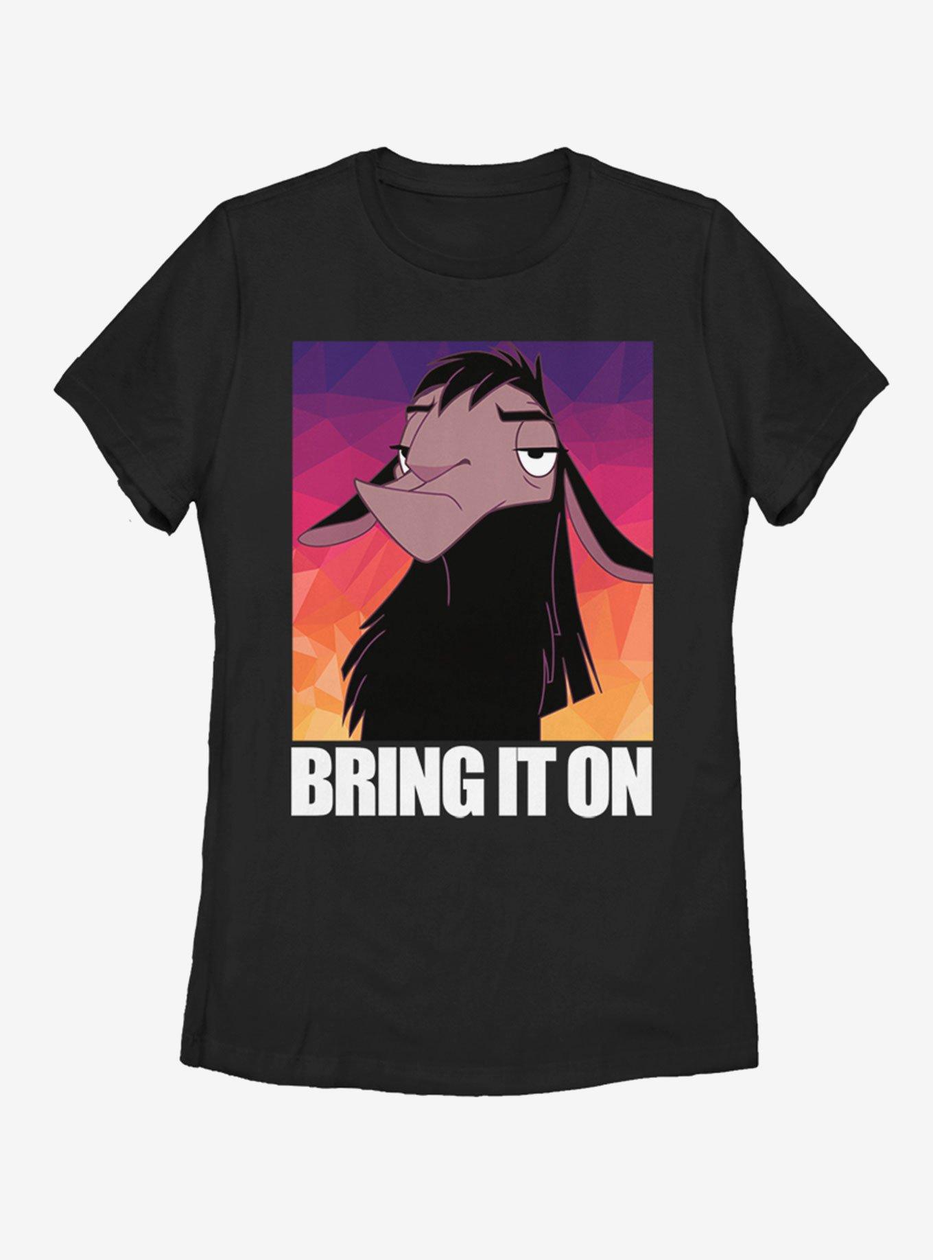 Disney The Emperor's New Groove Bring It On Womens T-Shirt, BLACK, hi-res