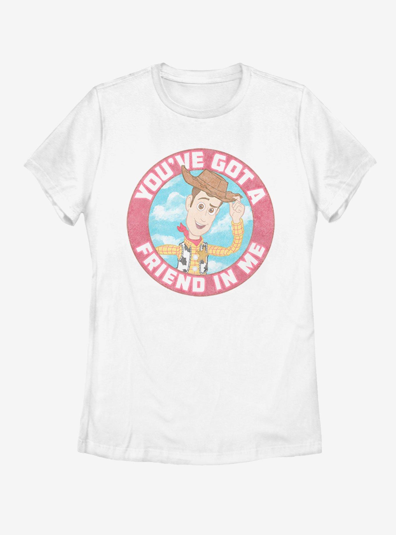 Disney Pixar Toy Story Woody Friend Womens T-Shirt, WHITE, hi-res