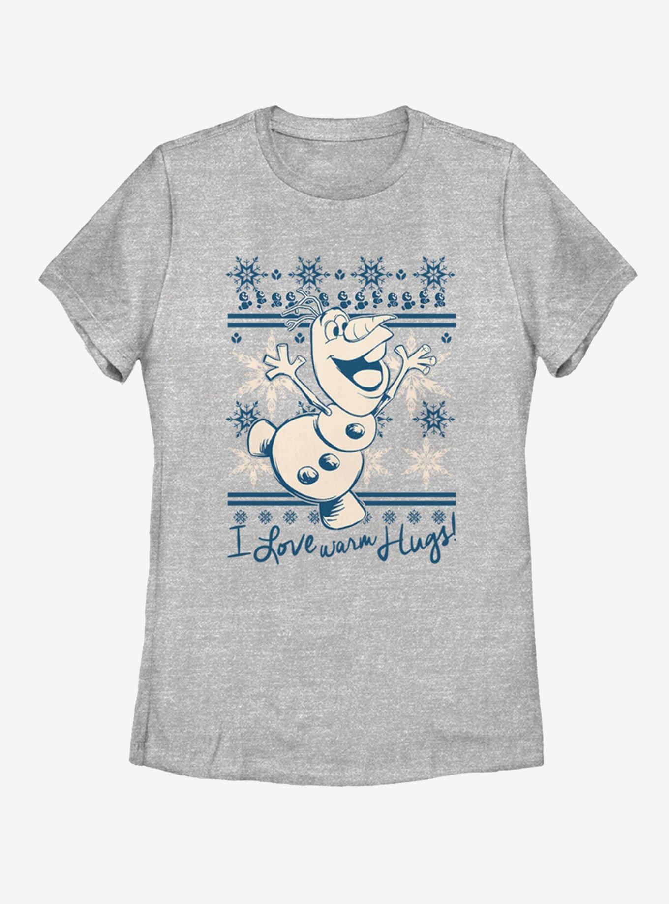 Disney Frozen Hooray Snow Womens T-Shirt, ATH HTR, hi-res