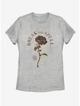 Disney Beauty and The Beast Rose Spells Womens T-Shirt, ATH HTR, hi-res