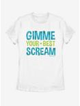 Disney Pixar Monsters Inc. Best Scream Womens T-Shirt, WHITE, hi-res