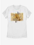 Disney The Lion King Collage Womens T-Shirt, WHITE, hi-res