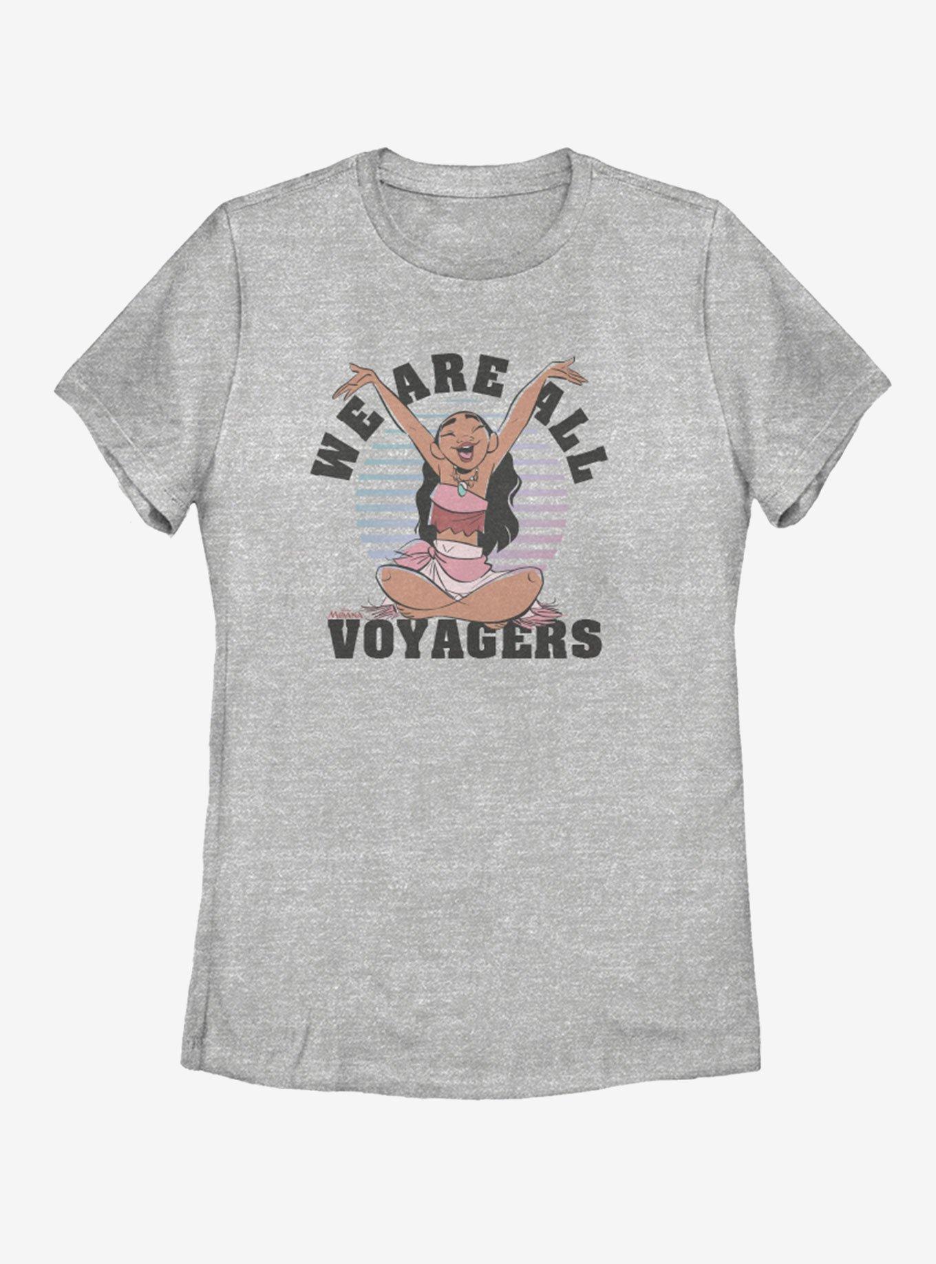 Disney Moana All Voyagers Womens T-Shirt, ATH HTR, hi-res