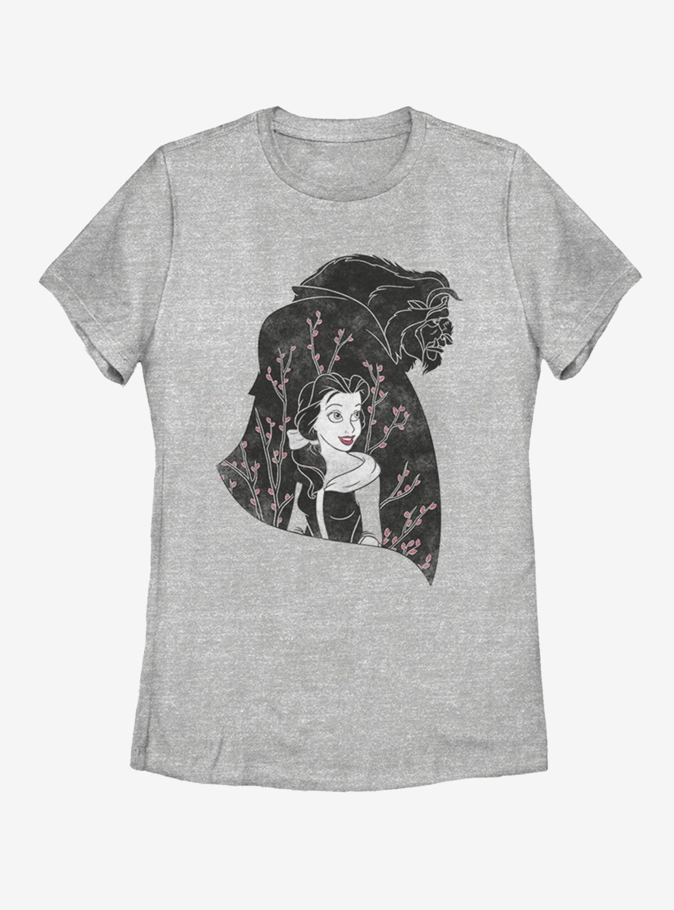 Disney Beauty and The Beast In My Heart Womens T-Shirt