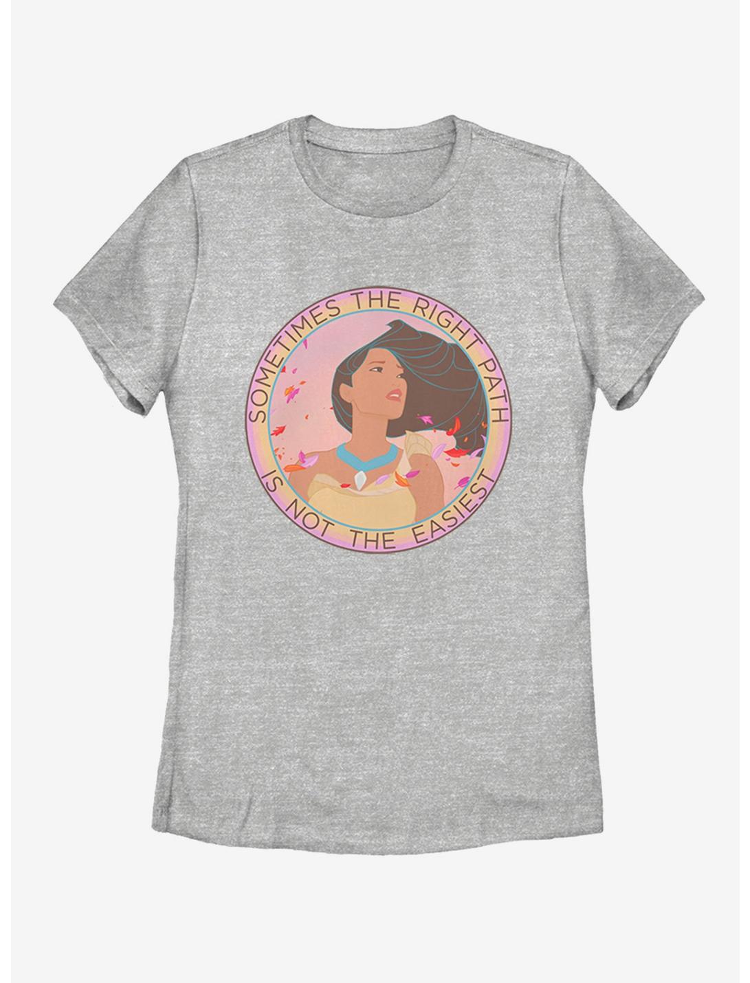 Disney Pocahontas Not Easiest Womens T-Shirt, ATH HTR, hi-res