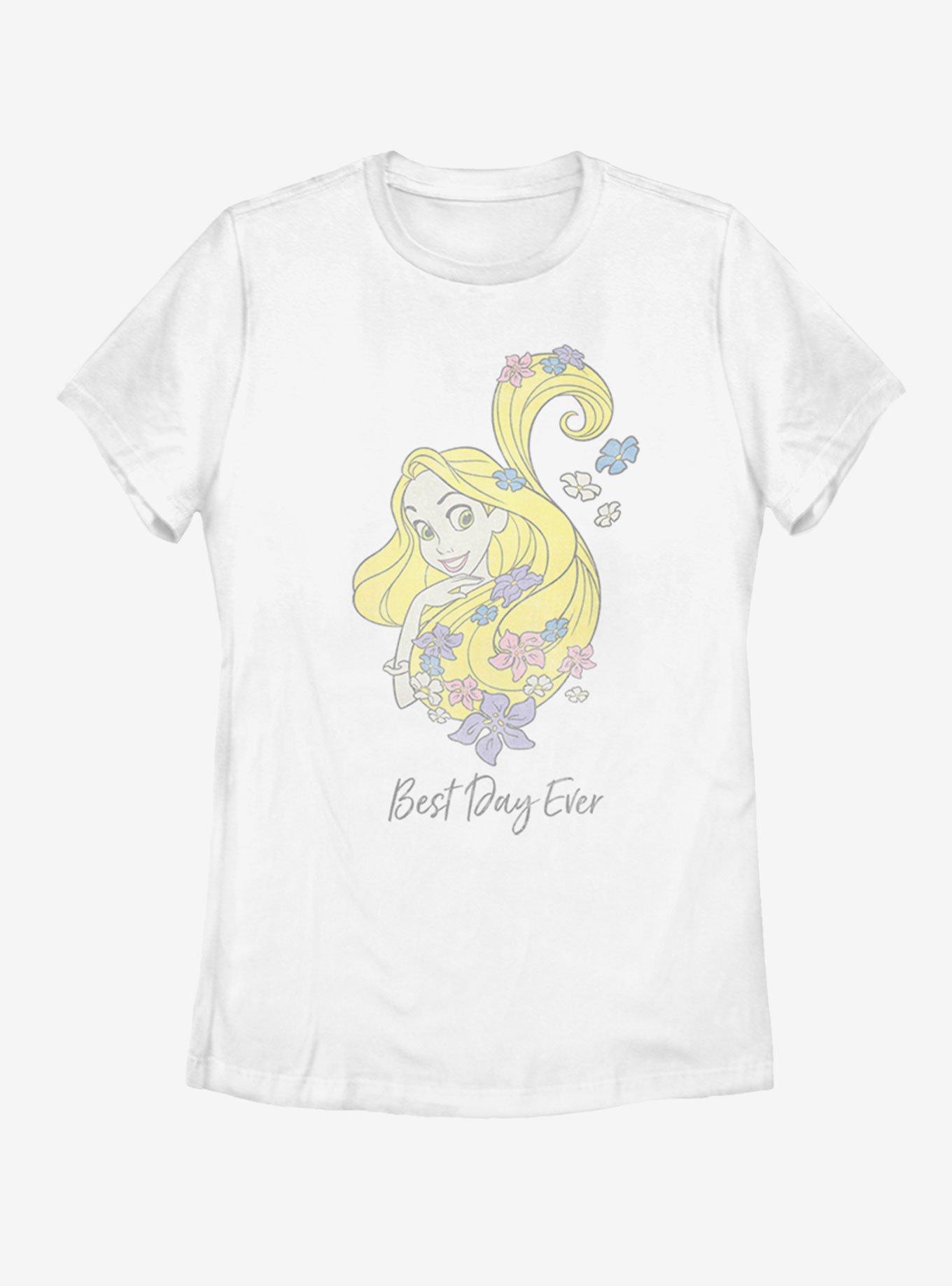 Disney Tangled Best Day Ever Womens T-Shirt, WHITE, hi-res