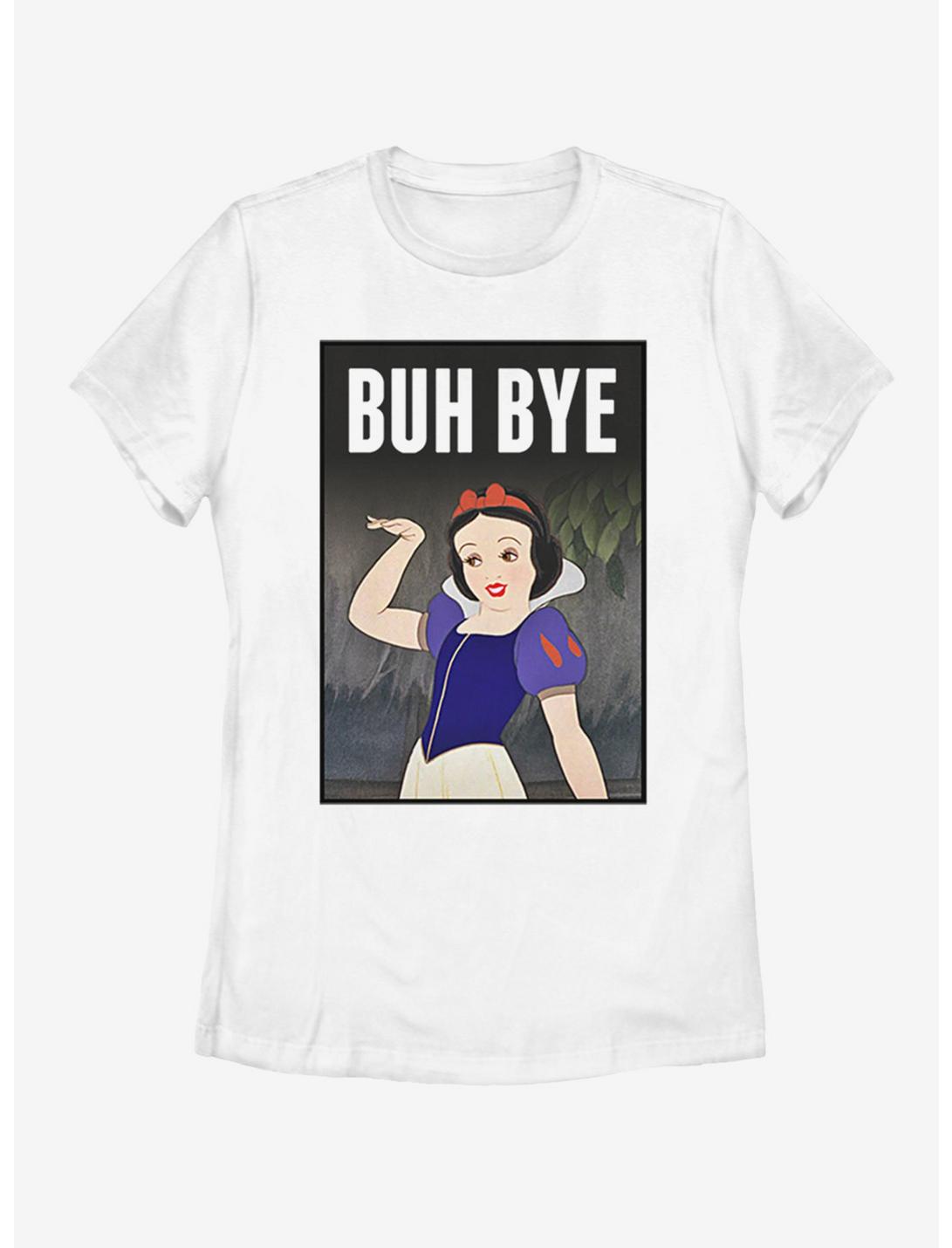 Disney Snow White Buh Bye Womens T-Shirt, WHITE, hi-res