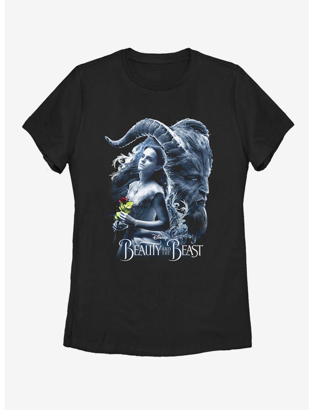 Disney Beauty and The Beast Cold Gazes Womens T-Shirt, BLACK, hi-res