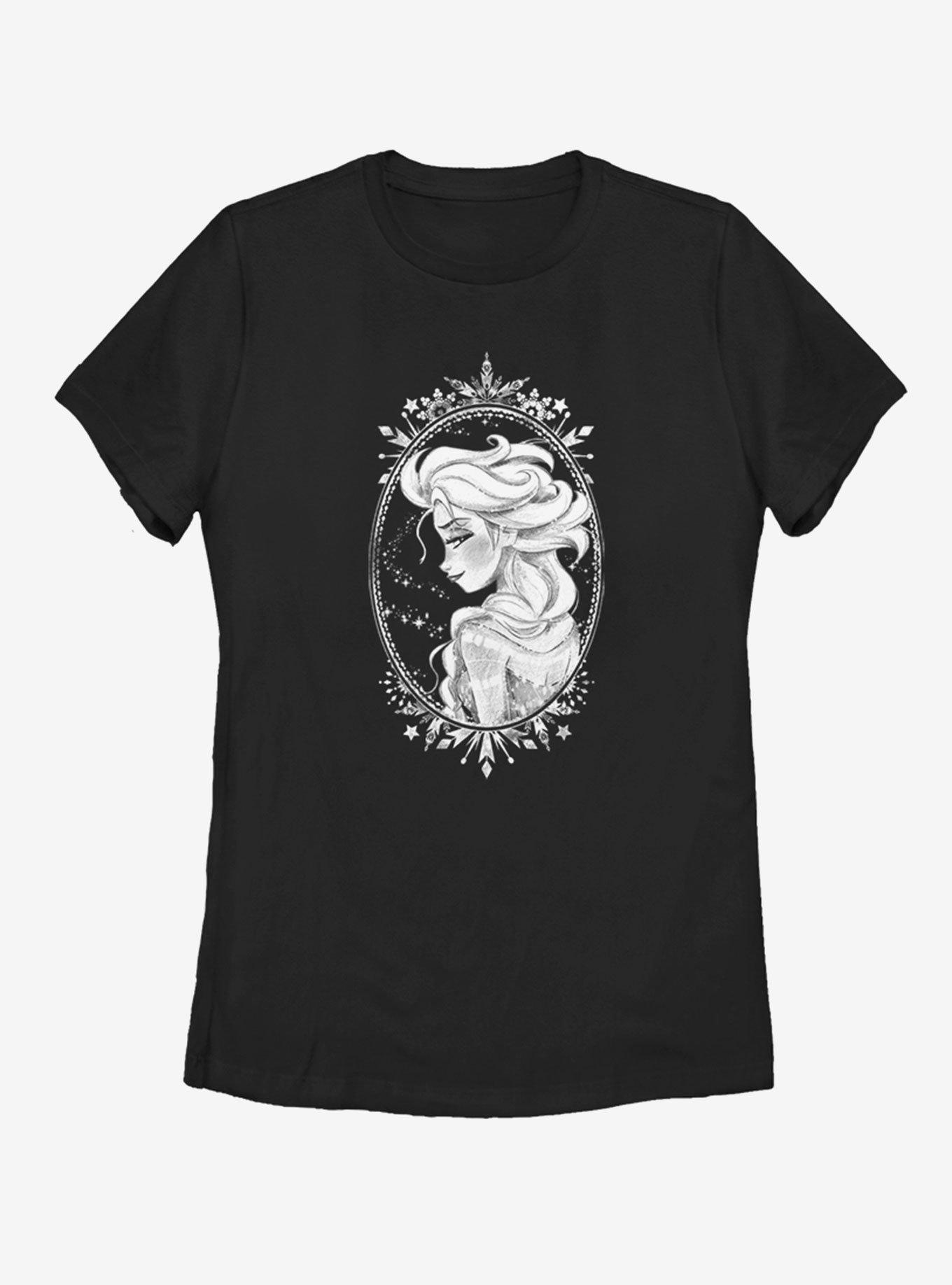 Disney Frozen Elsa Frame Womens T-Shirt, BLACK, hi-res