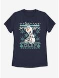 Disney Frozen Olaf Fade Xmas Womens T-Shirt, BLACK, hi-res