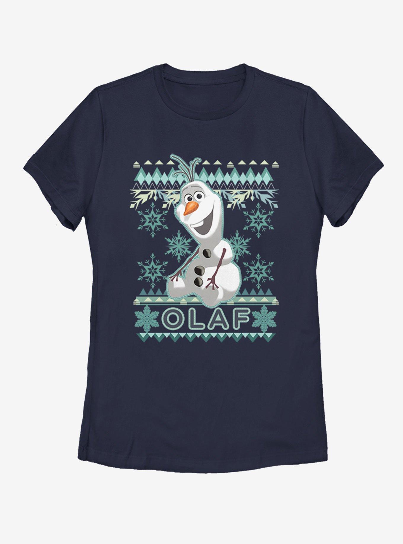 Disney Frozen Olaf Fade Xmas Womens T-Shirt, , hi-res